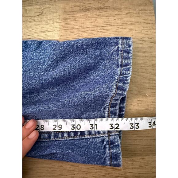 Vintage Faded Glory High Rise Mom Jeans Blue Denim Made in USA Size 14T - Picture 5 of 6